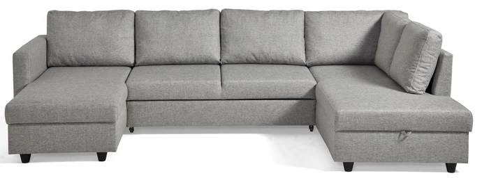 Skaftö, Bäddsoffa med schäslong vänster och divan höger