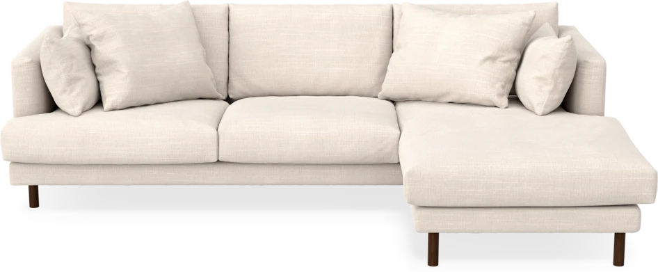 Harper - 4-sits med schäslong höger  - Beige