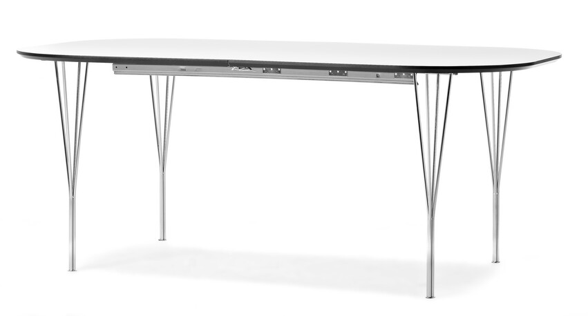Mario - Matbord, L 180-280 cm - Grå