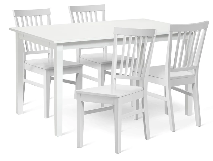 Ingrid, Matgrupp med 4 stolar Ingrid