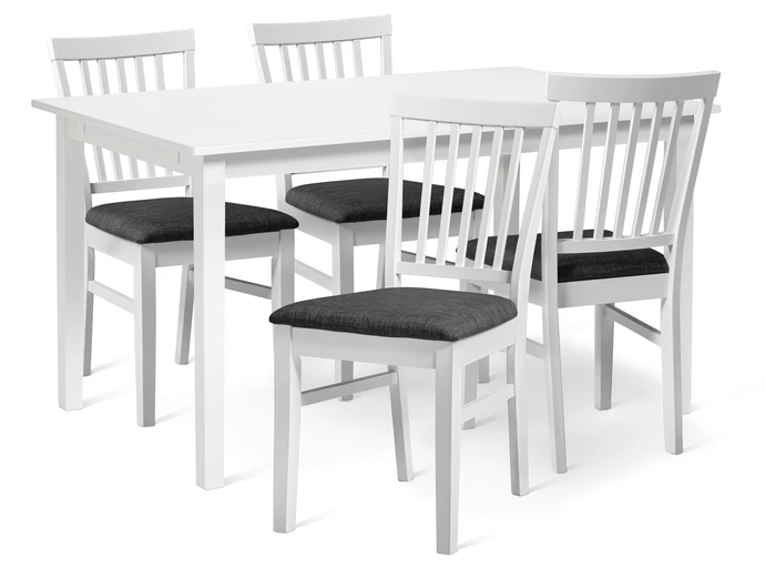 Ingrid, Matgrupp med 4 stolar Ingrid