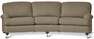 Oxford Delux - 3-sits soffa svängd, fast klädsel - Brun