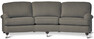 Oxford Delux - 3-sits soffa svängd, fast klädsel - Grå