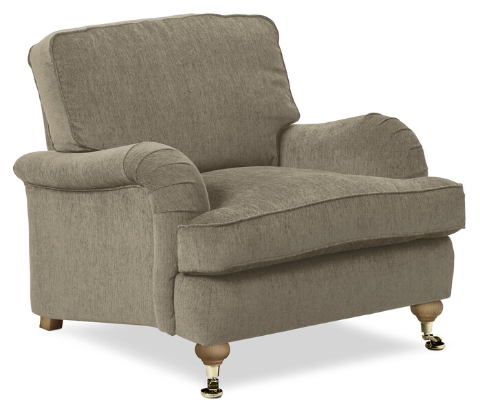 Oxford Delux - Fåtölj, fast klädsel - Beige