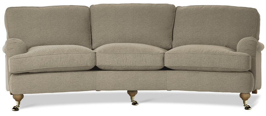 Oxford Delux - 3-sits soffa svängd, fast klädsel - Beige