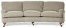 Oxford Delux - 3-sits soffa svängd, fast klädsel - Beige