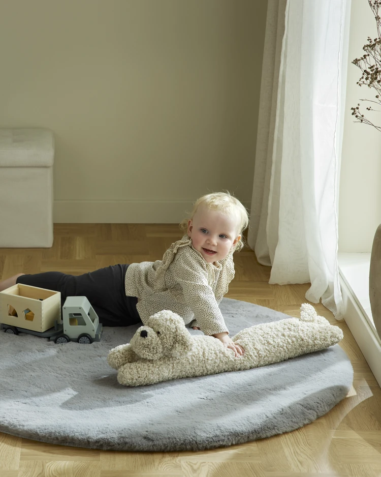 Minou - Konstpälsmatta, Ø120 cm - inspiration