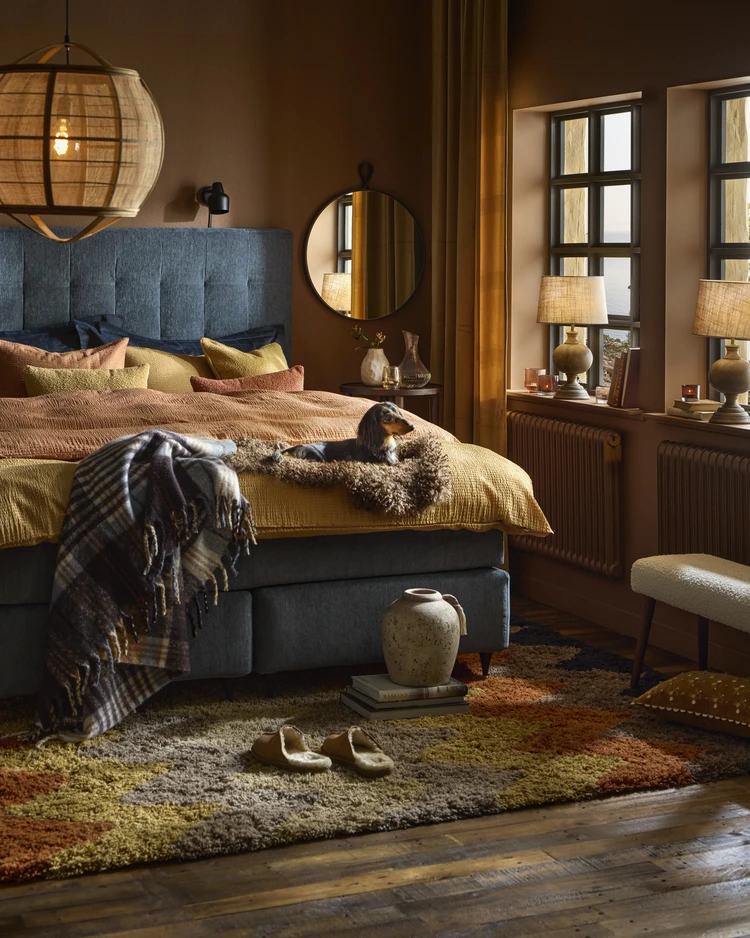 Delux Dream - Kontinentalsäng, enkelsäng 120 cm med bäddmadrass och sängben - inspiration