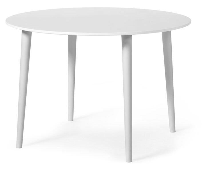 Plaine - Matbord, Ø 110 cm - Vit