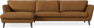 Madison Lux - 3-sits soffa med schäslong vänster - Brun