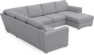 Friday - Hörnsoffa, 2+3-sits med schäslong höger - Grå