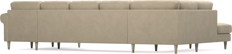 Eden - 3-sits soffa med divan vänster och schäslong höger - Beige