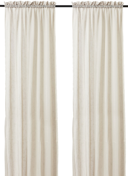 Cecilia - Gardin, 135x250 cm, 2-pack - Beige