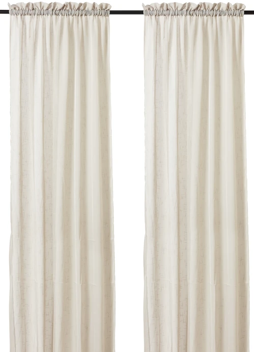 Cecilia, Gardin, 2-pack,135x250 cm