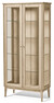 Ekerö - Vitrinskåp, 92x43x195,5 cm - Vit