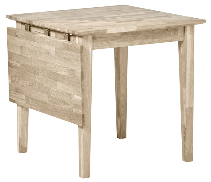 Ekerö - Matbord, 75/115x75x75 cm - Vit