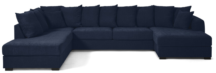 Town - 3-sits soffa med divan vänster och schäslong höger - Blå