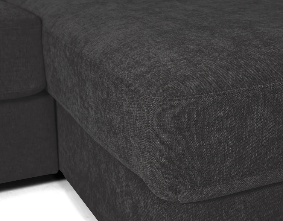 Town - 3-sits soffa med divan vänster och schäslong höger - Grå