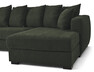 Town - 3-sits soffa med divan vänster och schäslong höger - Grön