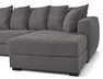 Town - 3-sits soffa med divan vänster och schäslong höger - Grå