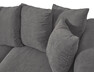 Town - 3-sits soffa med divan vänster och schäslong höger - Grå