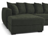 Town - 3-sits soffa med schäslong vänster och divan höger - Grön