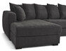Town - 3-sits soffa med schäslong vänster och divan höger - Grå