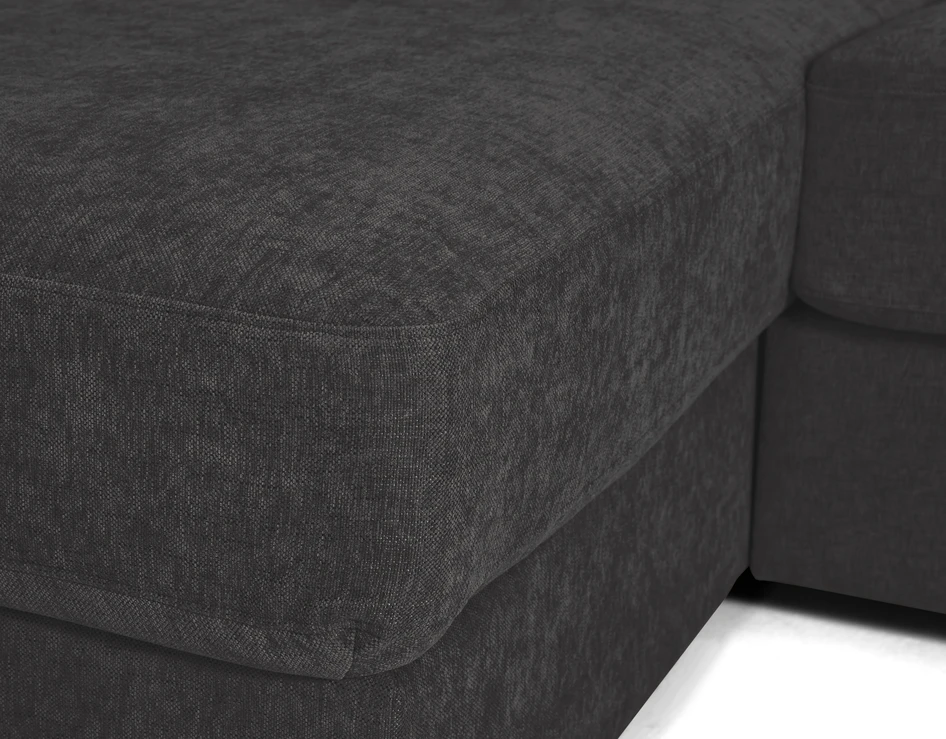 Town - 3-sits soffa med schäslong vänster och divan höger - Grå