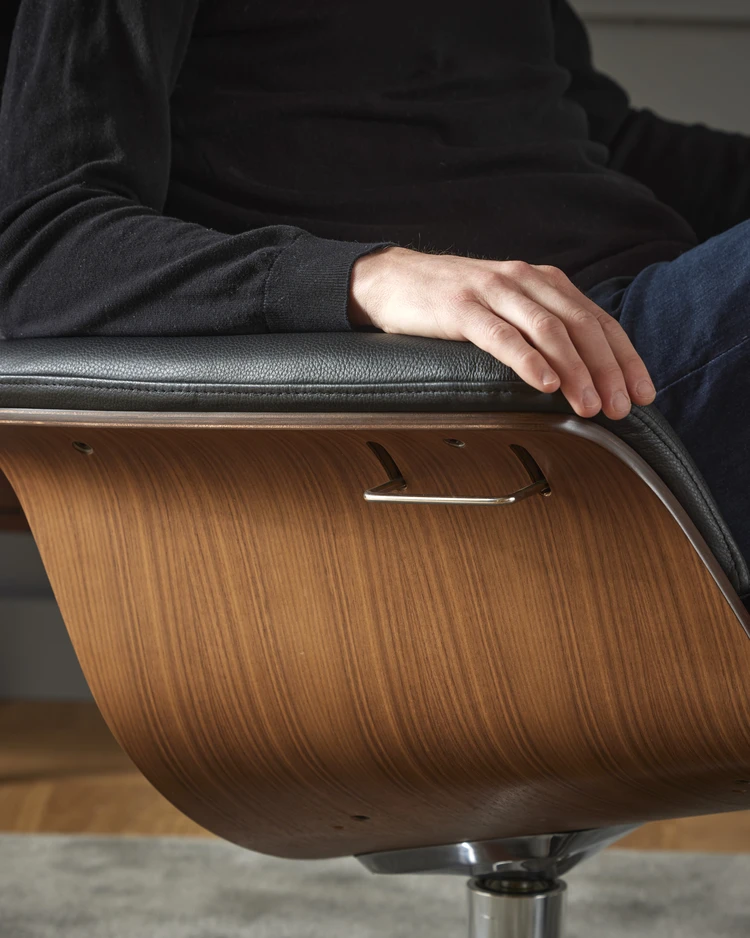 Timeout - Fåtölj och fotpall pikérad - inspiration