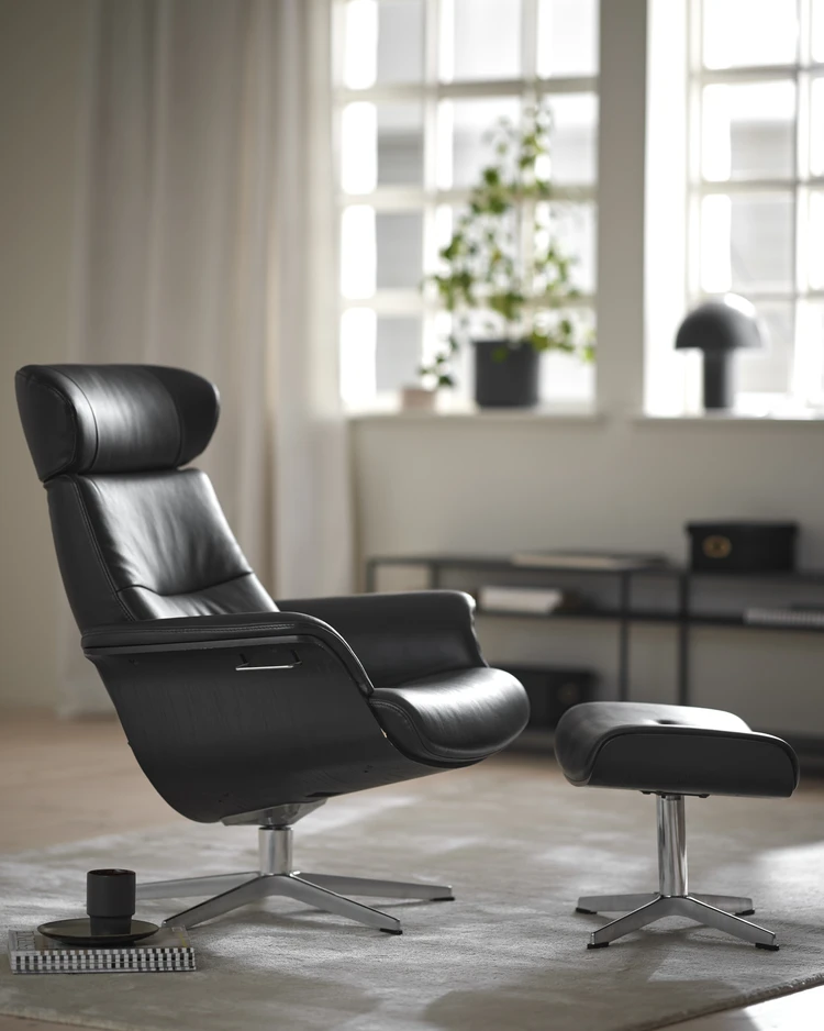 Timeout - Fåtölj och fotpall pikérad - inspiration