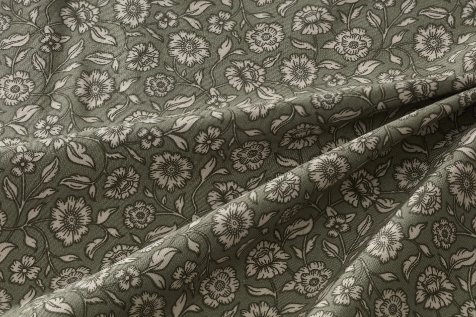 Blossom - Påslakanset i microfiber - Grön