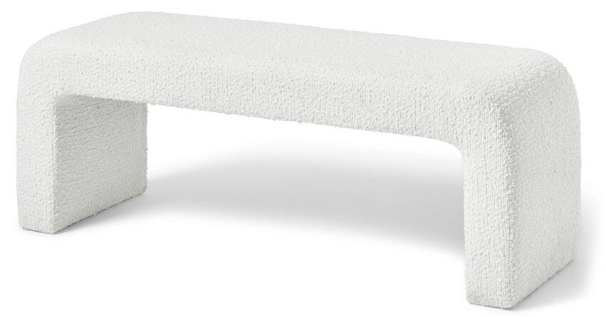 Otto - Bänk, 120 cm  - Vit