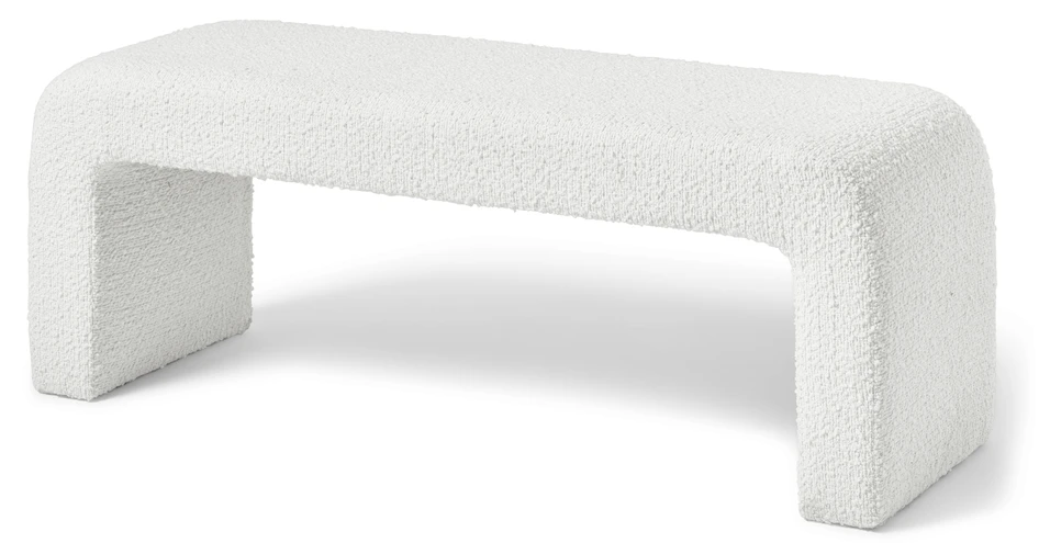 Otto - Bänk, 120 cm  - Vit