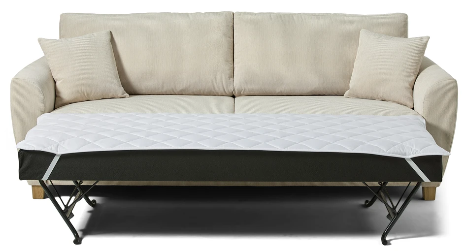 Vaxholm delux - Bäddsoffa 3-sits - Beige