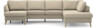 County - 3-sits soffa med schäslong vänster och divan höger - Beige