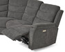 Lazy - Hörnsoffa, el-recliner - Grå