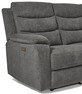 Lazy - Hörnsoffa, el-recliner - Grå