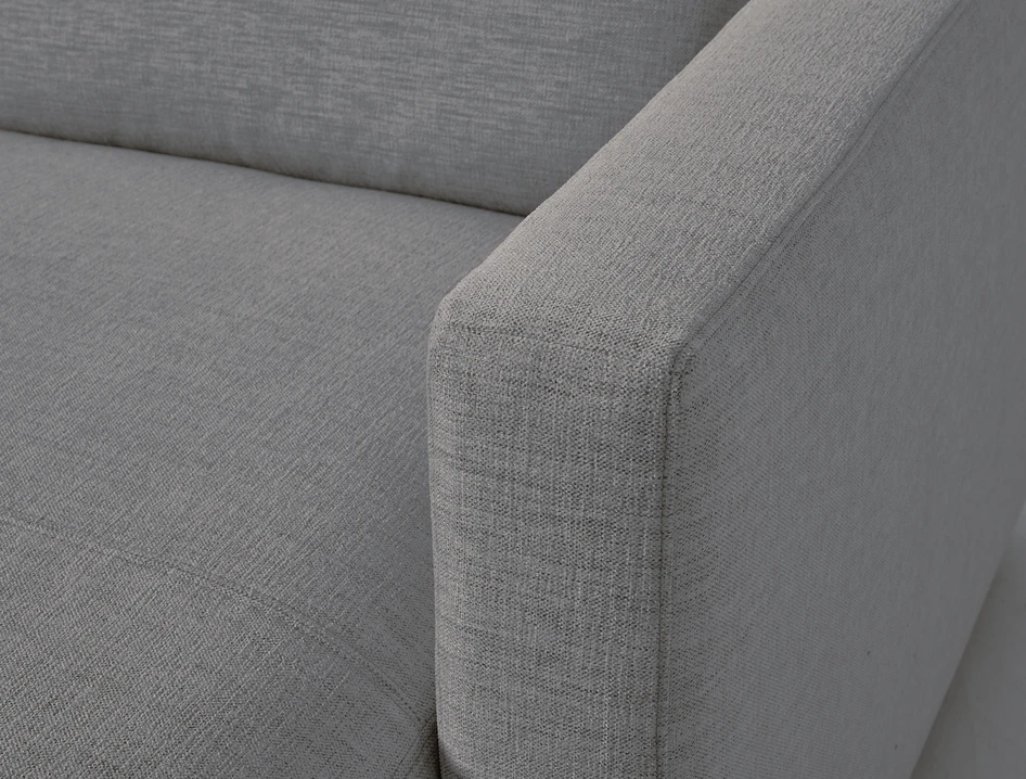 Lindö - Bäddsoffa 2,5-sits med schäslong, vändbar - Grå