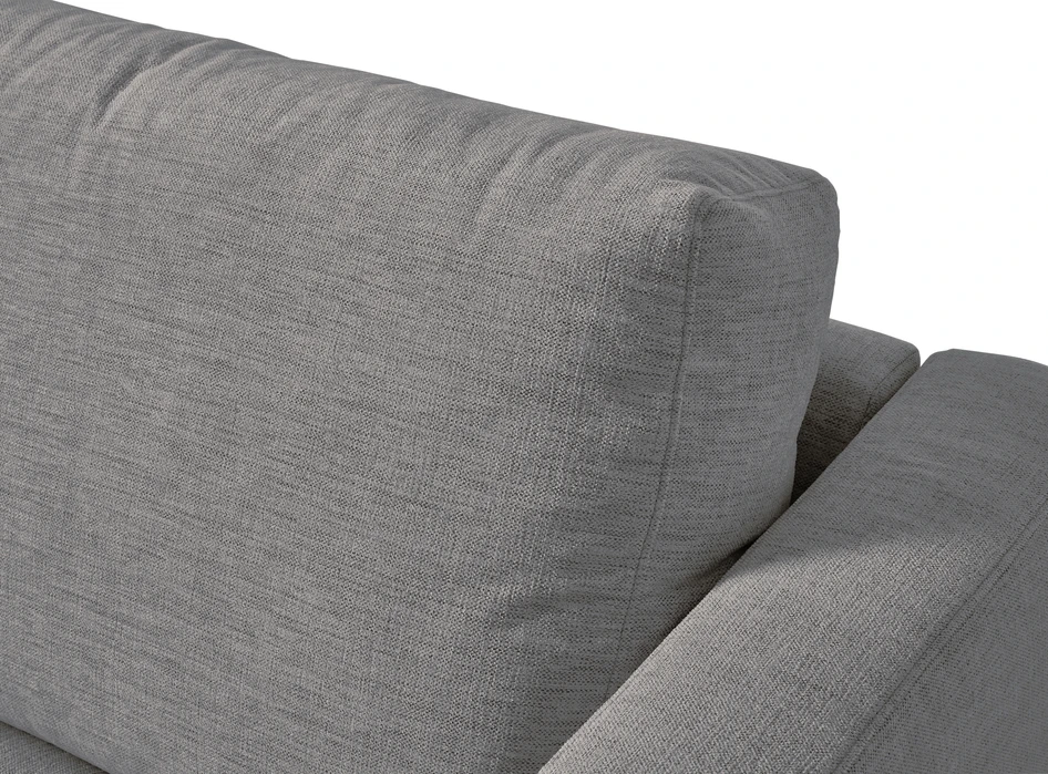 Lindö - Bäddsoffa 2,5-sits med schäslong, vändbar - Grå