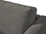 Lindö Pocket - Bäddsoffa 2,5-sits med schäslong, vändbar - Grå