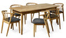 Ekerö - Matgrupp med 6 stolar Sixten - Beige
