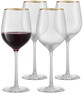 Palermo - Rödvinsglas, Ø 8,4 H 23 cm, 40 cl, 4-pack - Vit