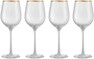 Palermo - Rödvinsglas, Ø 8,4 H 23 cm, 40 cl, 4-pack - Vit