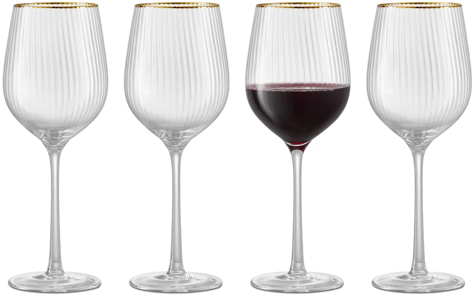 Palermo - Rödvinsglas, Ø 8,4 H 23 cm, 40 cl, 4-pack - Vit