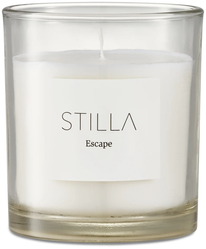 Stilla - Doftljus, Escape, brinntid 45 h, 300 gr - Vit