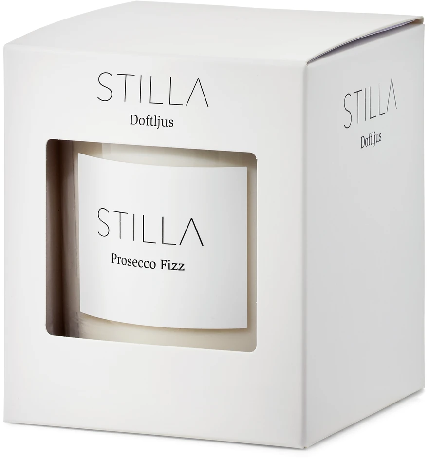 Stilla - Doftljus, Prosecco Fizz, brinntid 45 h, 300 gr - Vit