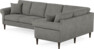 Eden - Hörnsoffa, 3+1-sits - Grå