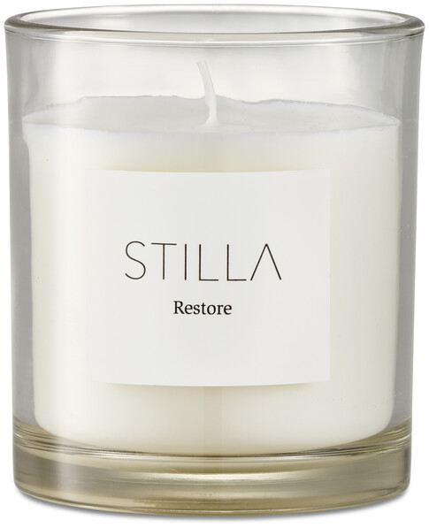 Stilla - Doftljus, Restore, brinntid 45 h, 300 gr - Vit