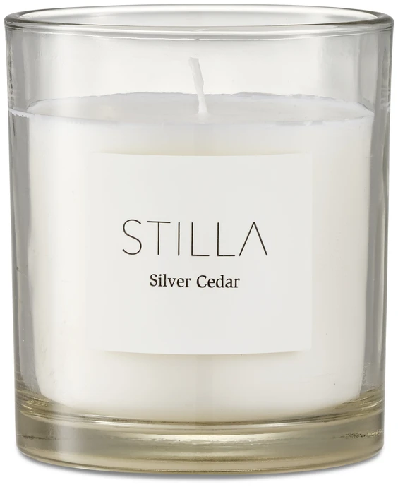 Stilla, Doftljus, Silver Cedar, brinntid 45 h, 300 gr
