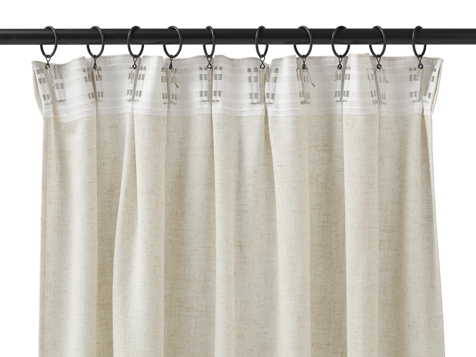 Linnelle - Gardin, 2-pack, 140x250 cm - Beige
